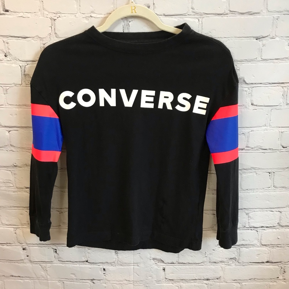 Kids Long Sleeve Colorblock Converse T-shirt size Small (8-10 years)
